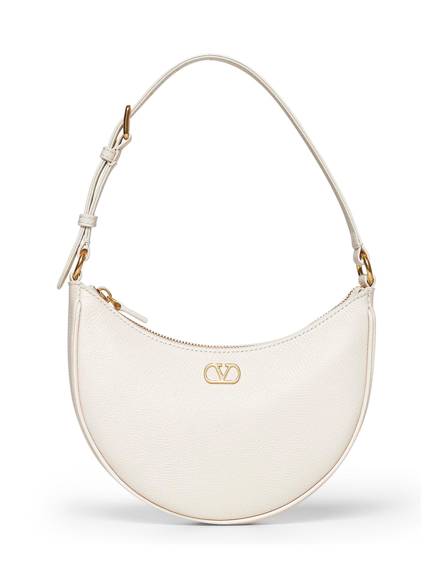 Mini borsa hobo Vlogo Signature avorio