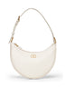 Mini borsa hobo Vlogo Signature avorio