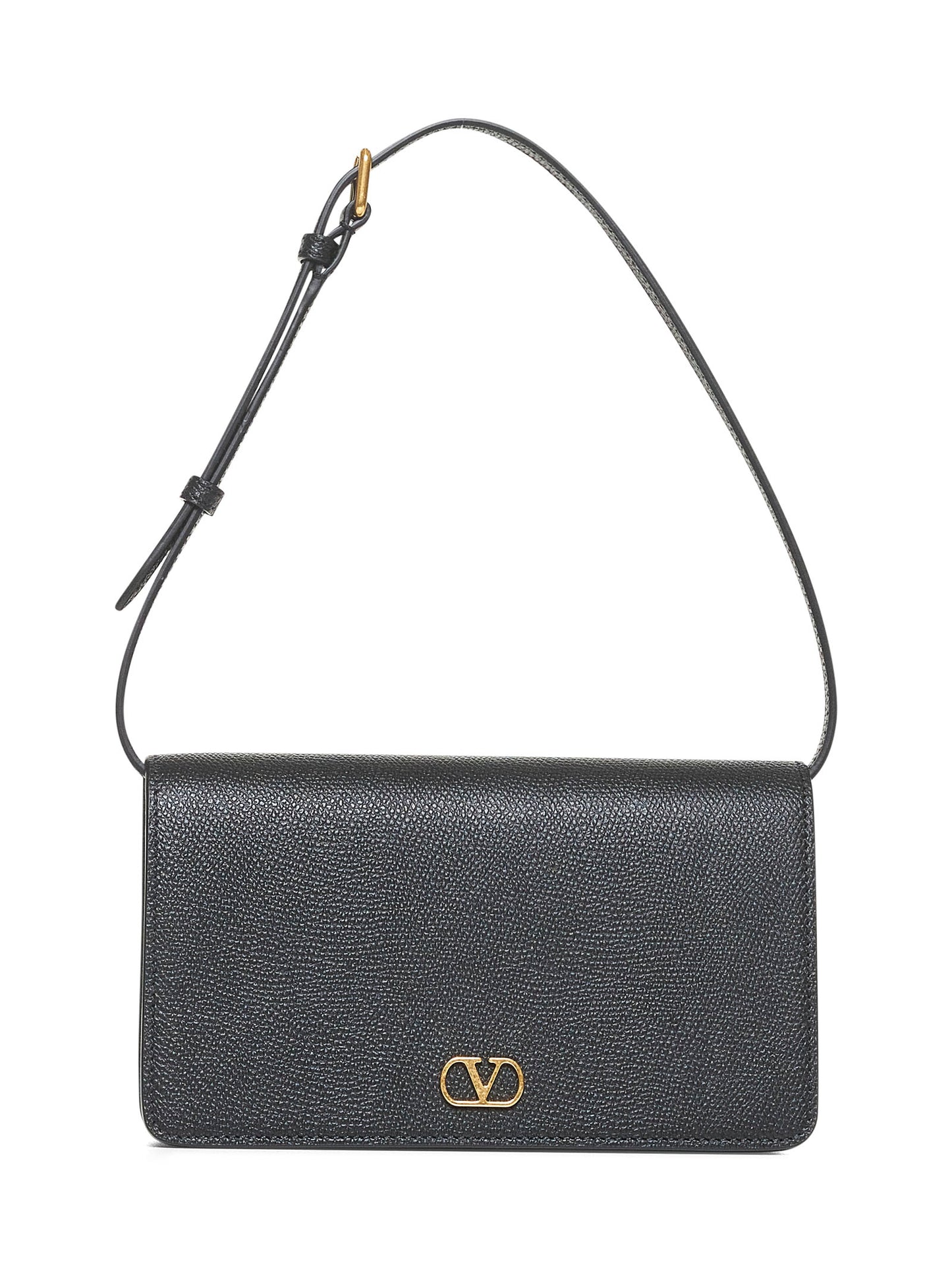 Mini borsa a spalla Vlogo Signature nera