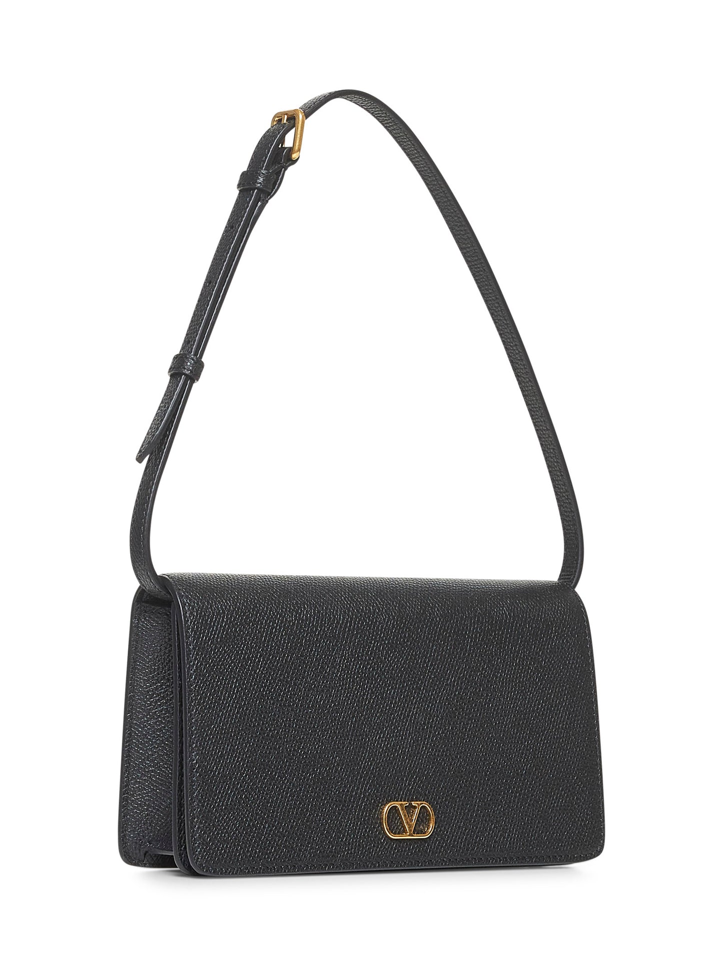 Mini borsa a spalla Vlogo Signature nera