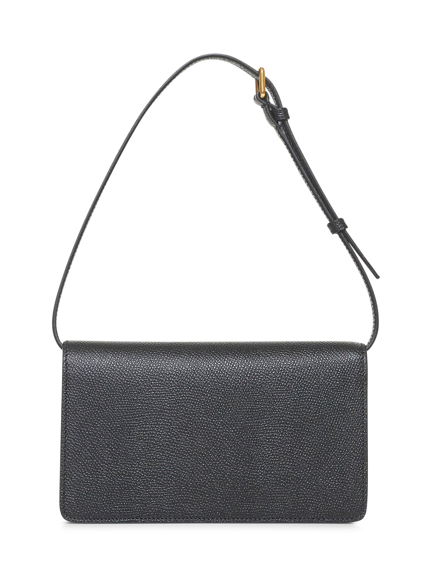 Mini borsa a spalla Vlogo Signature nera