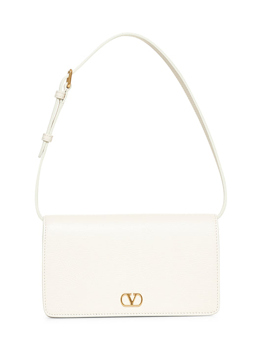 Ivory Vlogo Signature mini shoulder bag