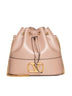 VLogo Signature leather pouch bag