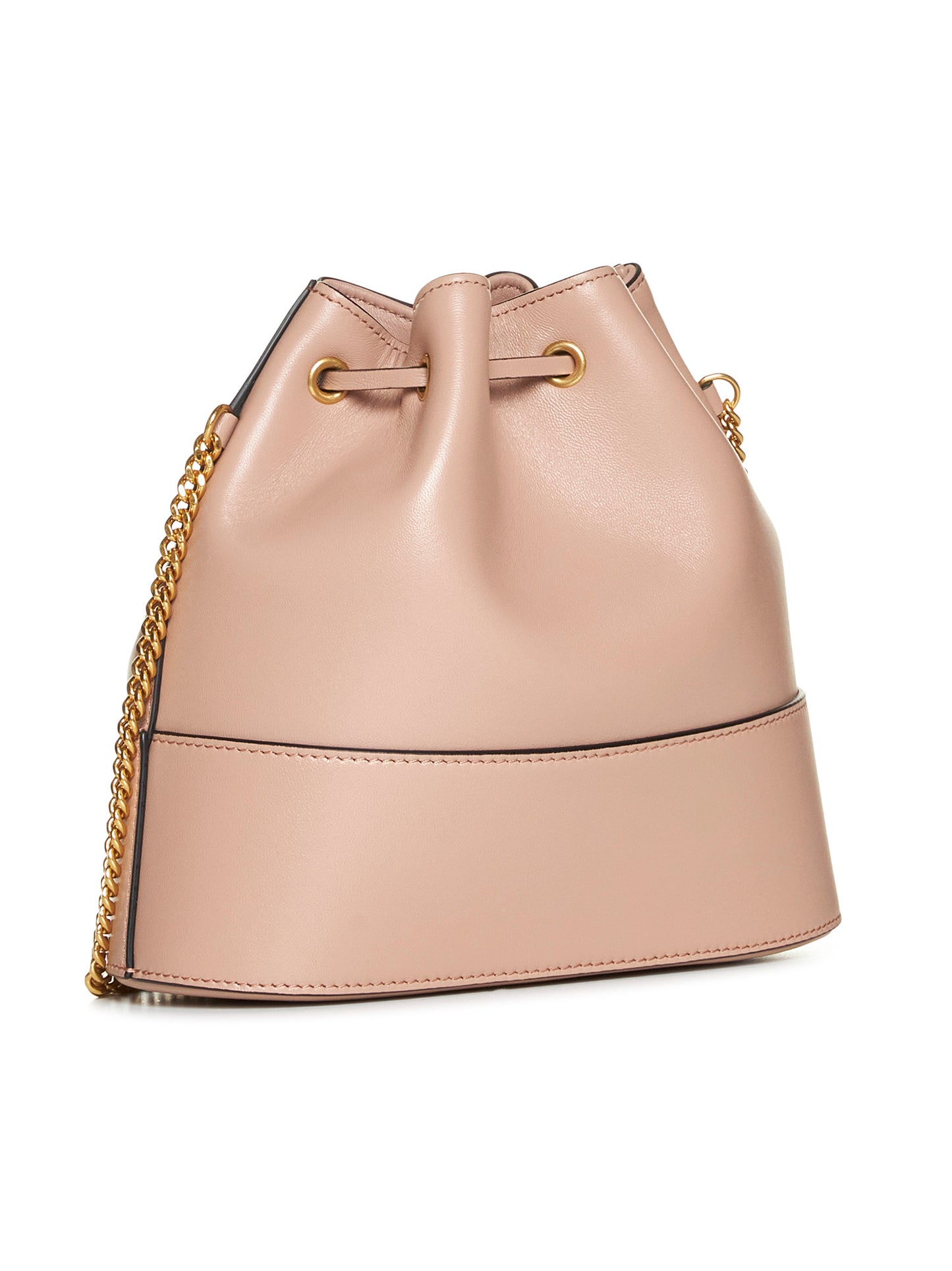 VLogo Signature leather pouch bag