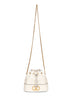 Light ivory VLogo Signature mini bucket bag