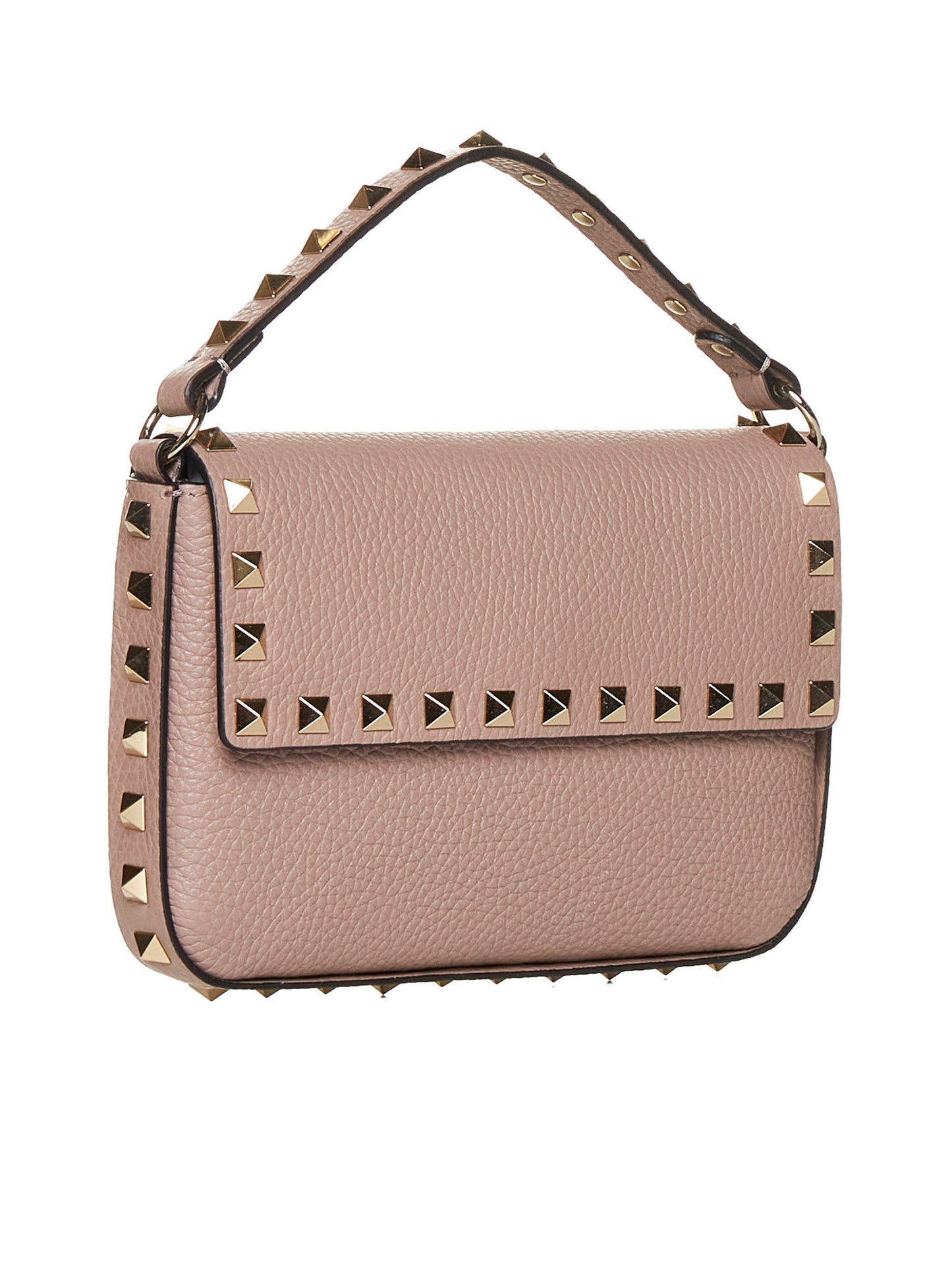 Borsa Pouch Rockstud in pelle <BR/>