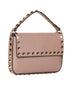 Borsa Pouch Rockstud in pelle <BR/>