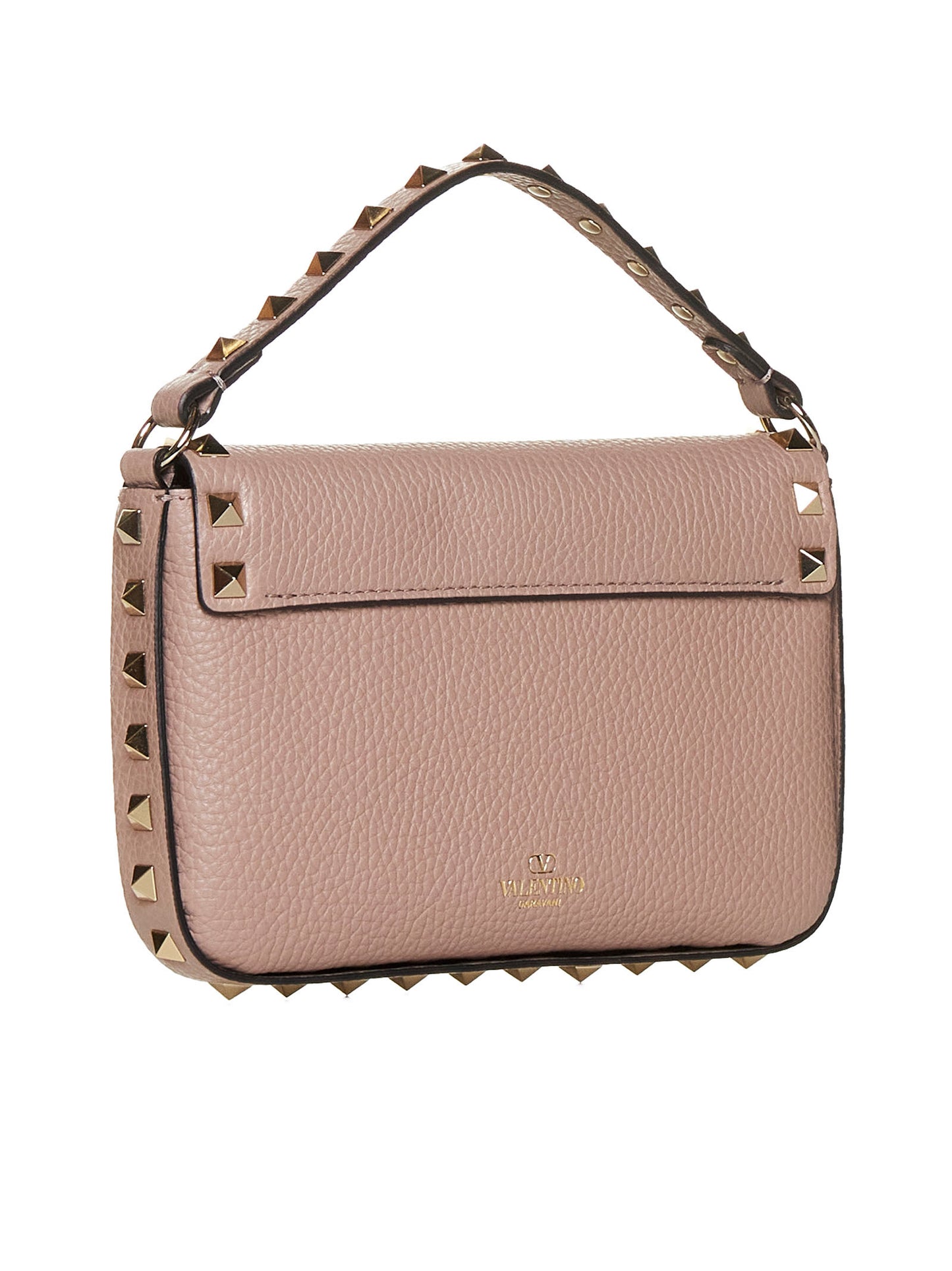 Borsa Pouch Rockstud in pelle <BR/>