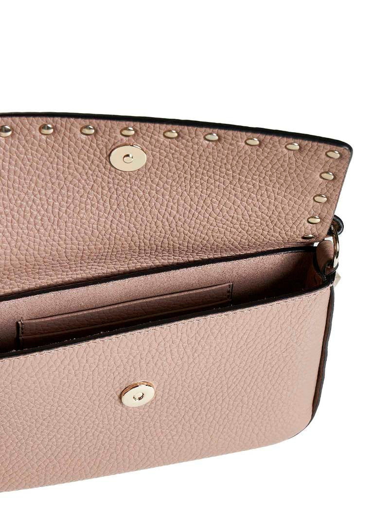 Borsa Pouch Rockstud in pelle <BR/>