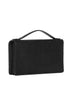 Valentino Garavani<BR/>Portafoglio nero in pelle con tracolla<BR/>