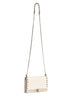 Light ivory Rockstud mini bag with chain