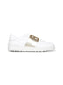 White calfskin Open sneakers