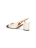 Slingback Valet Du Roi in capretto bi-colore