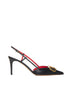 Decollete con cinturino in pelle