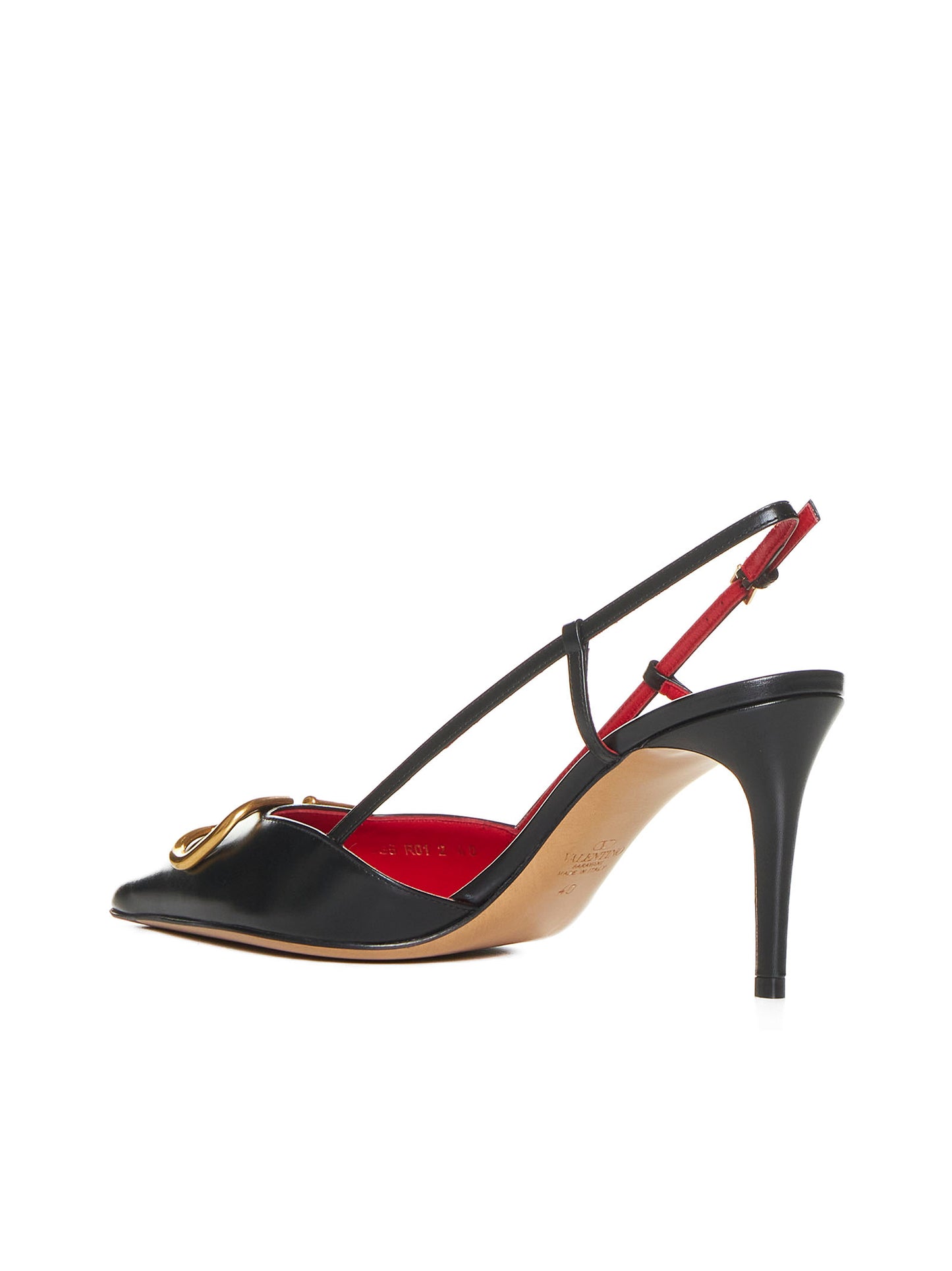 Decollete con cinturino in pelle