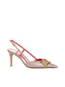 Valentino Garavani VLogo Signature leather slingback