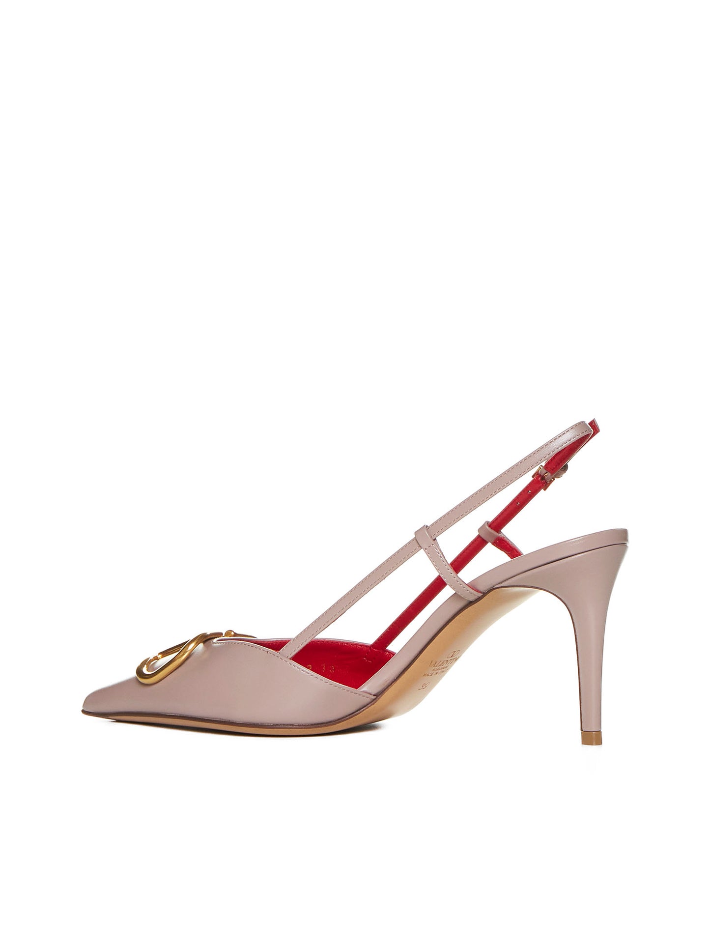 Valentino Garavani VLogo Signature leather slingback