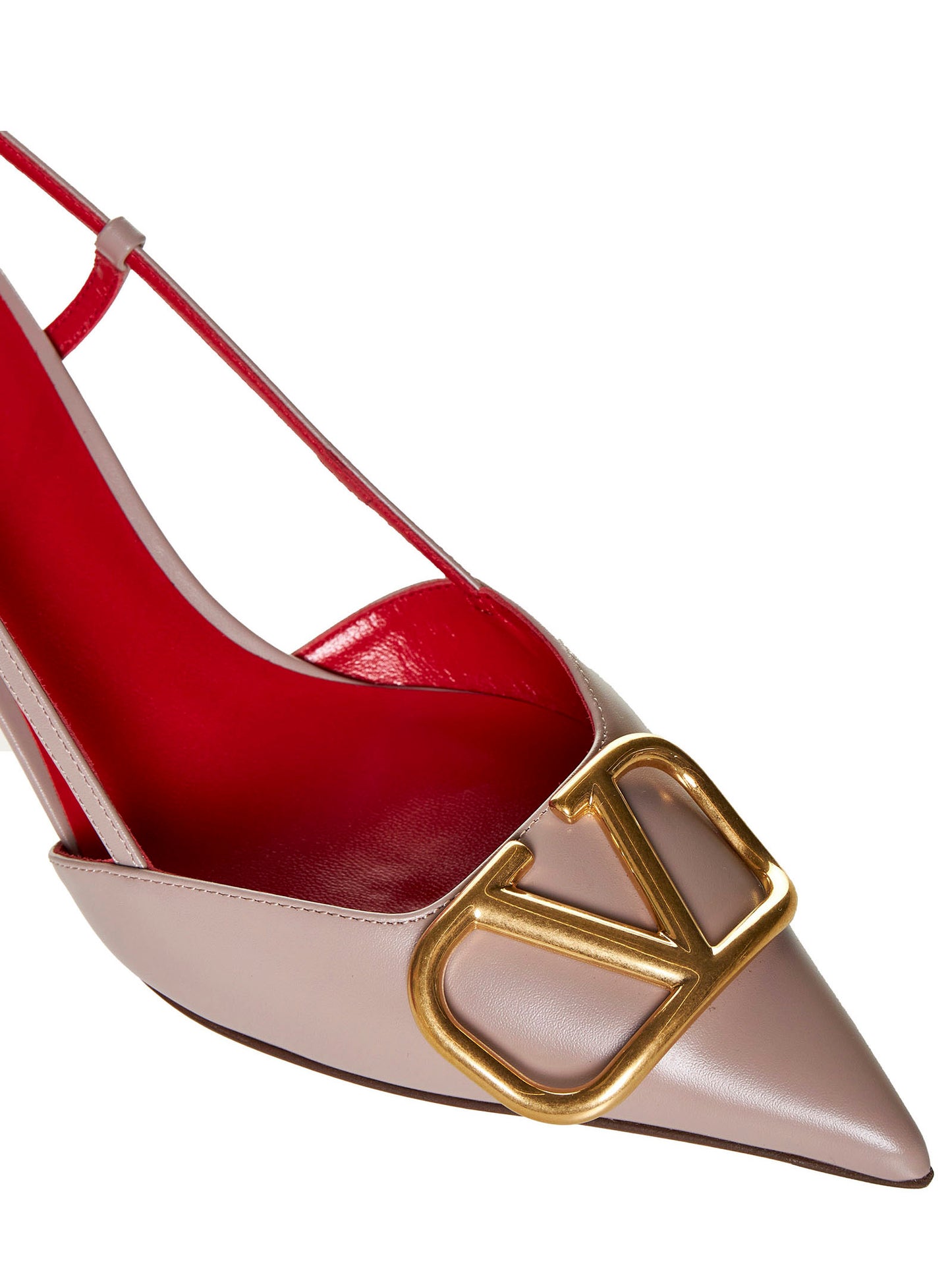 Valentino Garavani VLogo Signature leather slingback