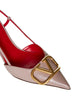 Valentino Garavani VLogo Signature leather slingback