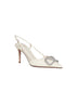 Décolleté slingback VLogo Signature avorio