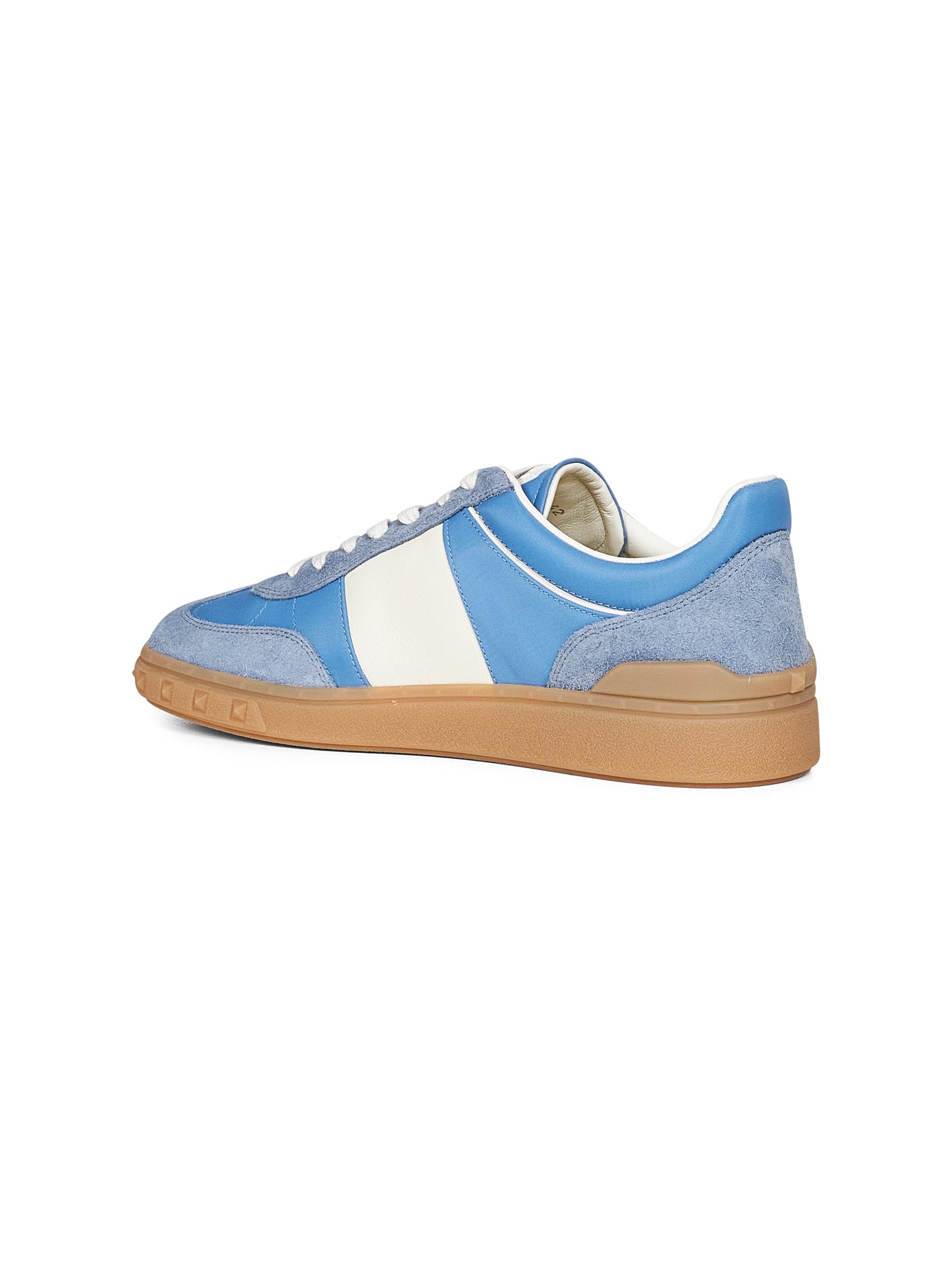 Light blue suede and nylon Upvillage sneakers