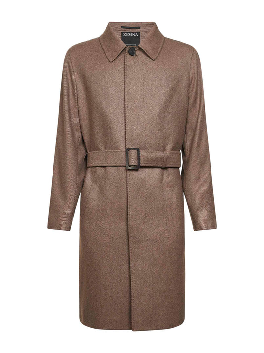 Brown Oasi Cashmere overcoat