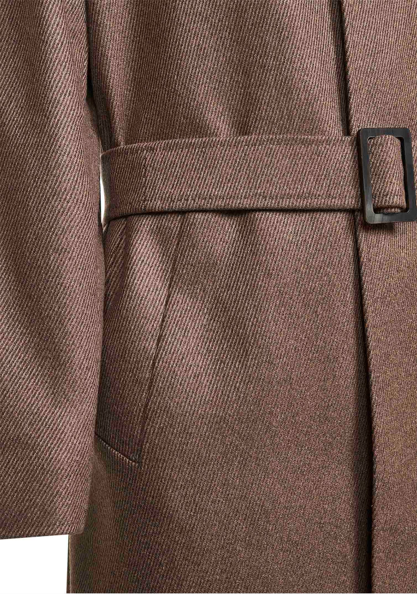 Brown Oasi Cashmere overcoat