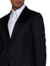 Completo monopetto in lana e mohair