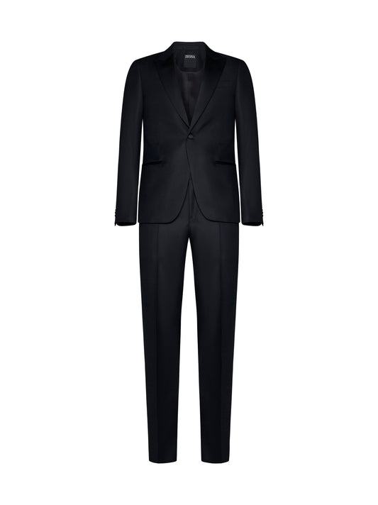 Wool single-breasted blazer