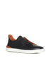 Triple Stitch leather sneakers