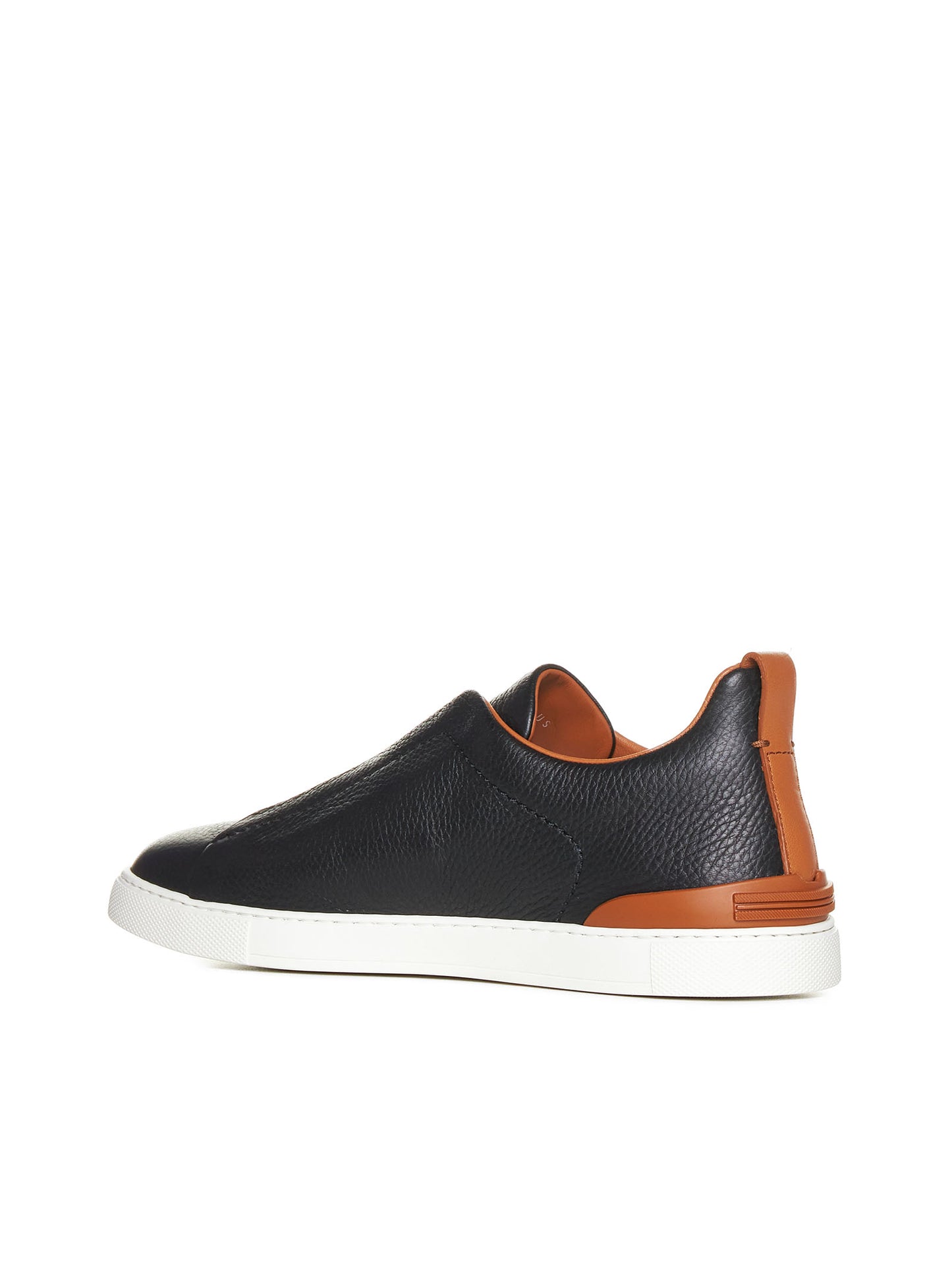 Triple Stitch leather sneakers
