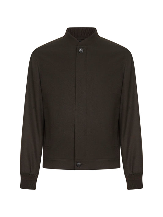 Brown Oasi Cashmere Elements bomber jacket