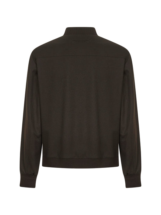 Brown Oasi Cashmere Elements bomber jacket