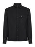Black Techmerino overshirt