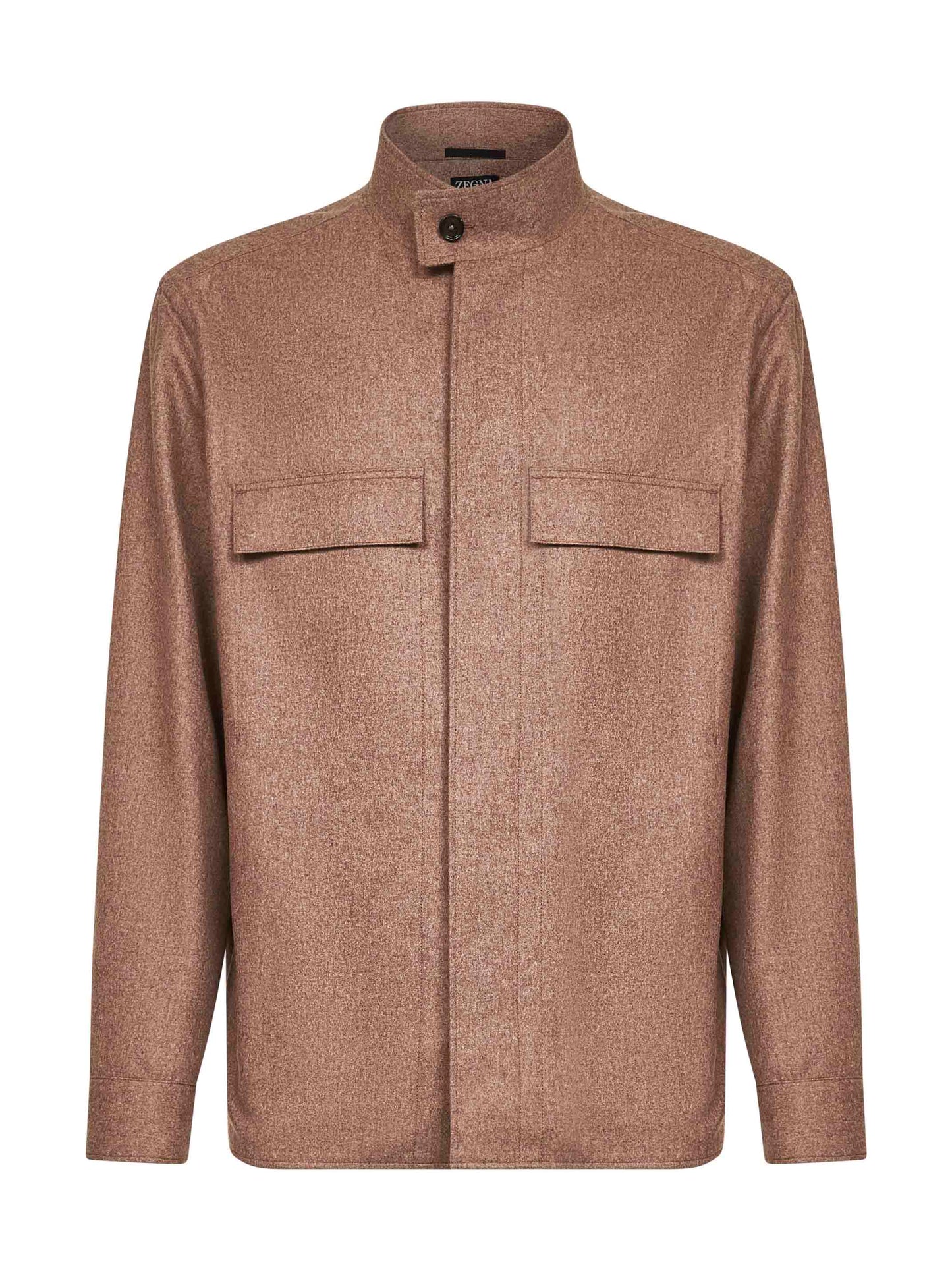 Overshirt in Oasi Cashmere marrone