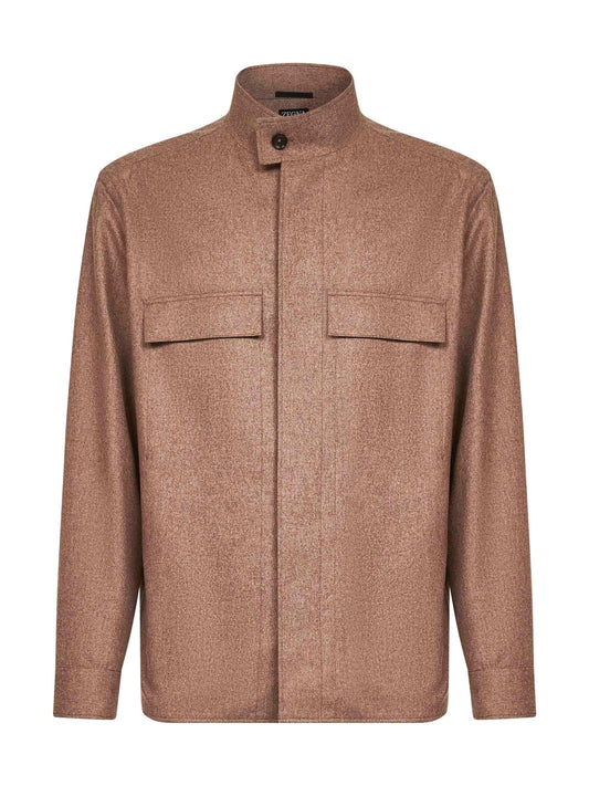 Brown Oasi Cashmere overshirt