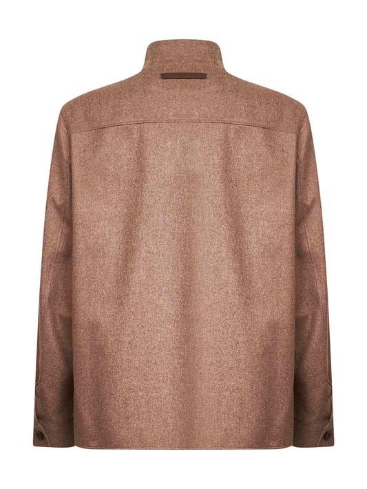 Brown Oasi Cashmere overshirt