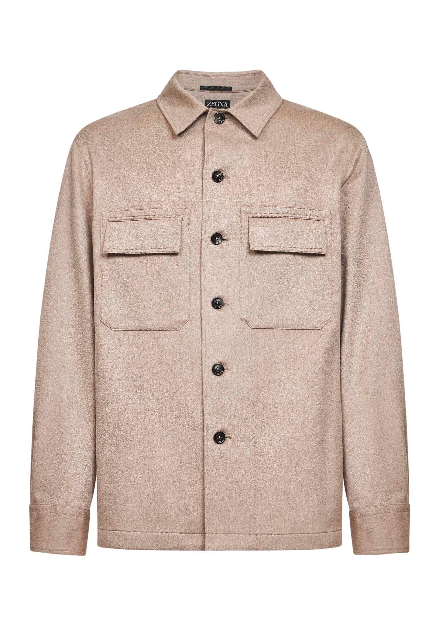 Beige Oasi Cashmere Alba overshirt