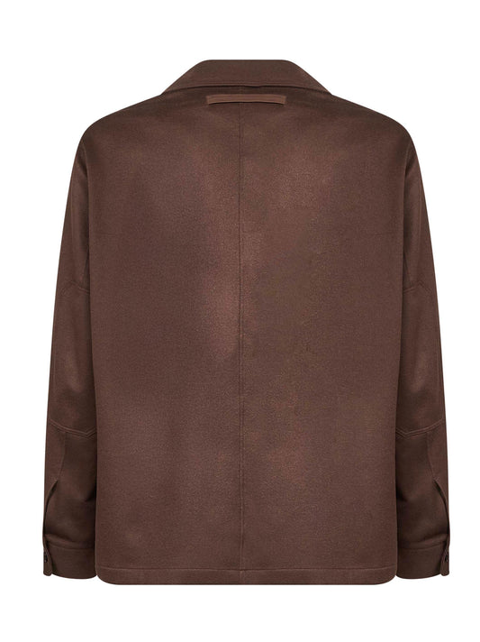 Overshirt Alba in Oasi Cashmere marrone