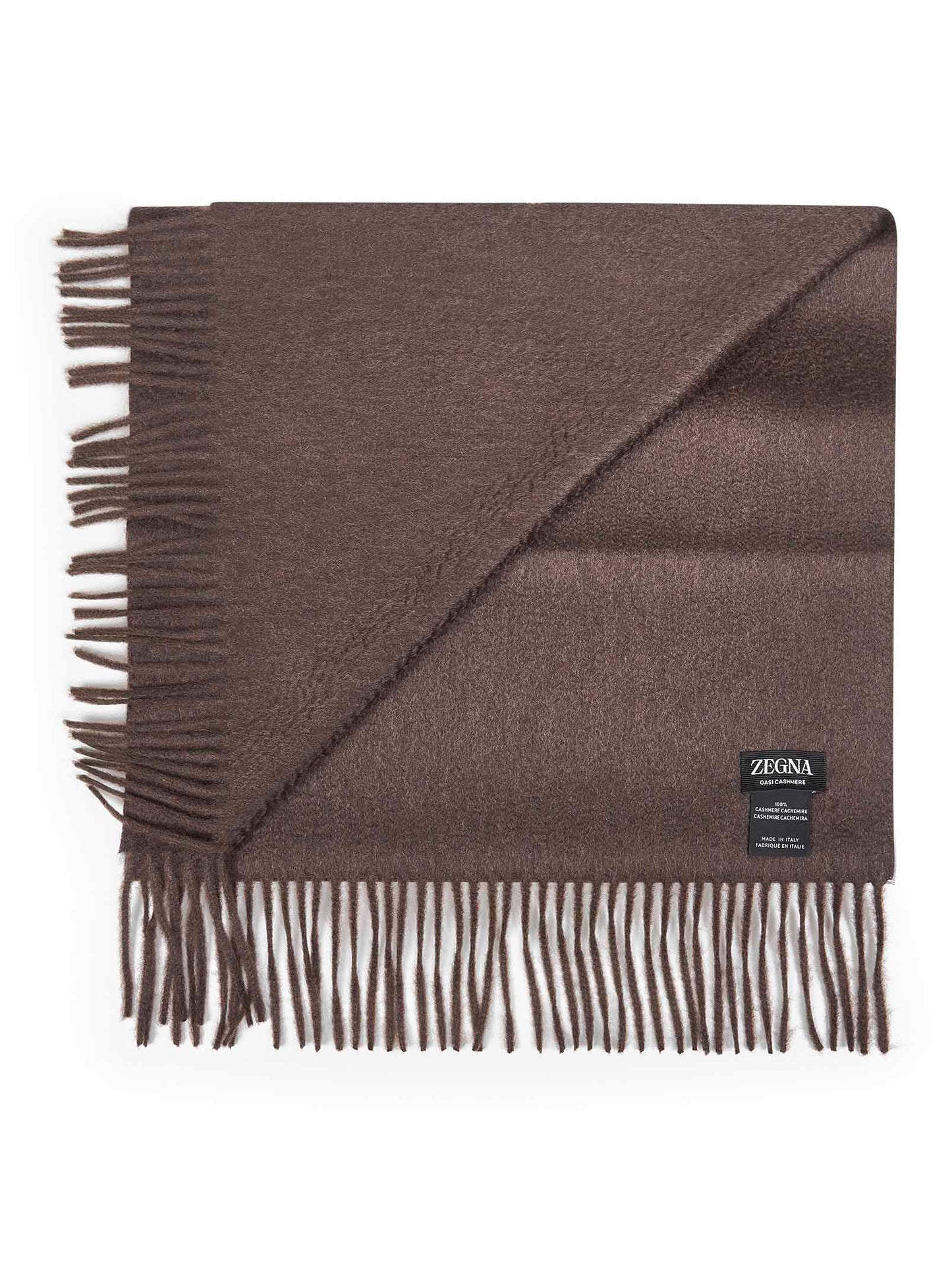Brown Oasi Cashmere scarf