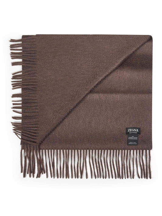 Brown Oasi Cashmere scarf