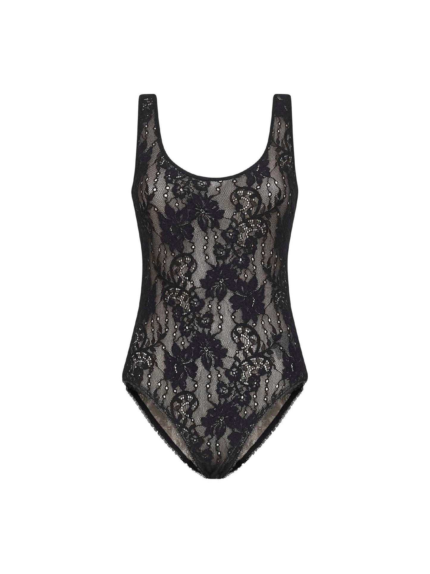 Body in pizzo nero