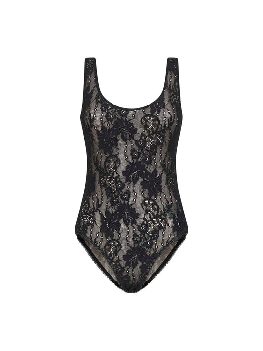 Body in pizzo nero