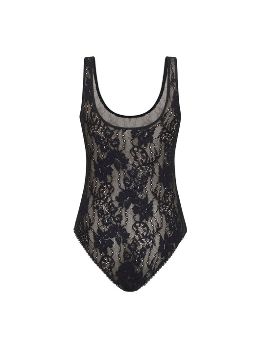 Body in pizzo nero