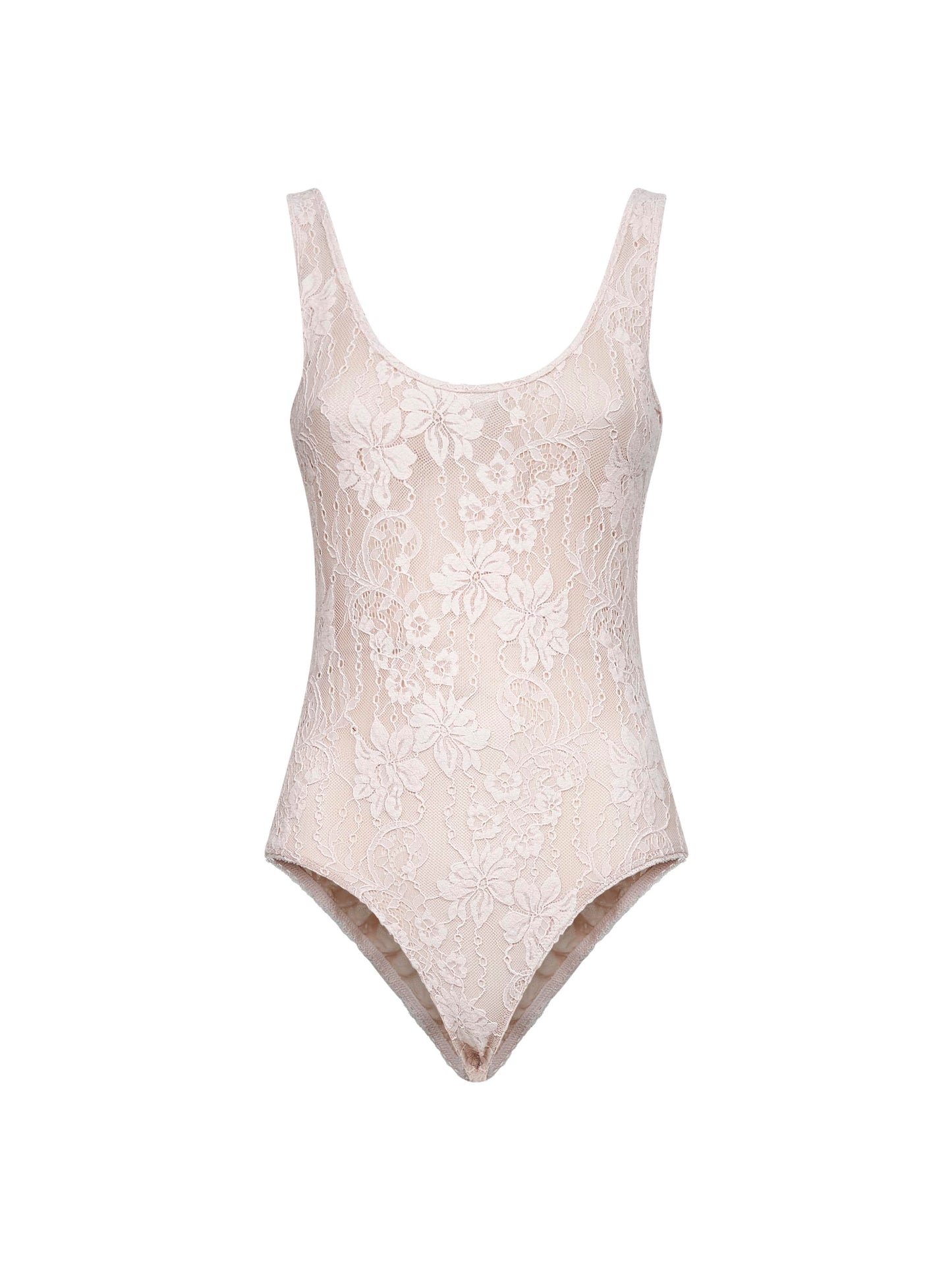 Body in pizzo rosa