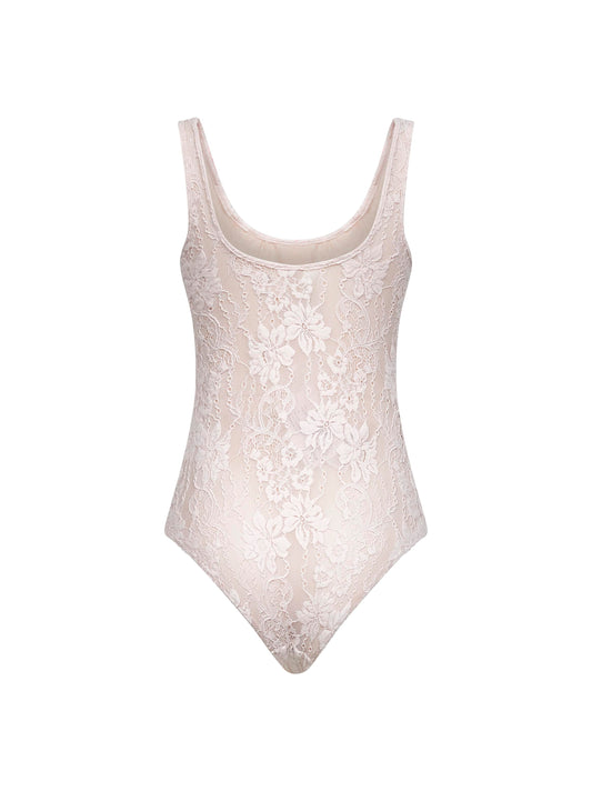 Body in pizzo rosa