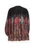 Black Paisley habotai silk Rhiannon blouse