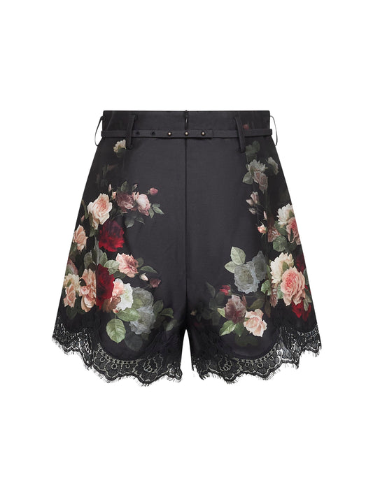 Black Cascade print Hypnotic shorts