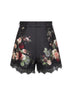 Shorts Hypnotic nero stampa Cascade