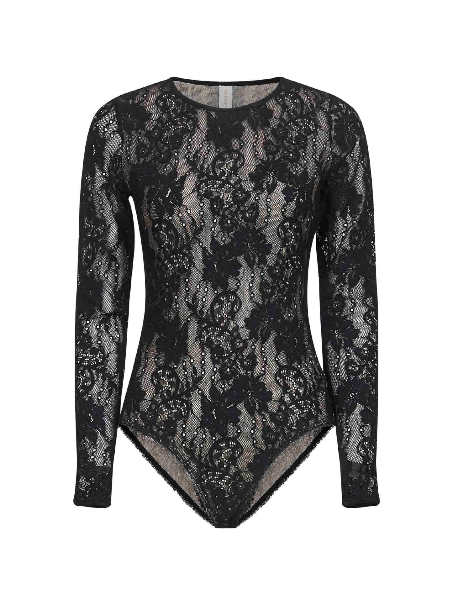 Black lace bodysuit